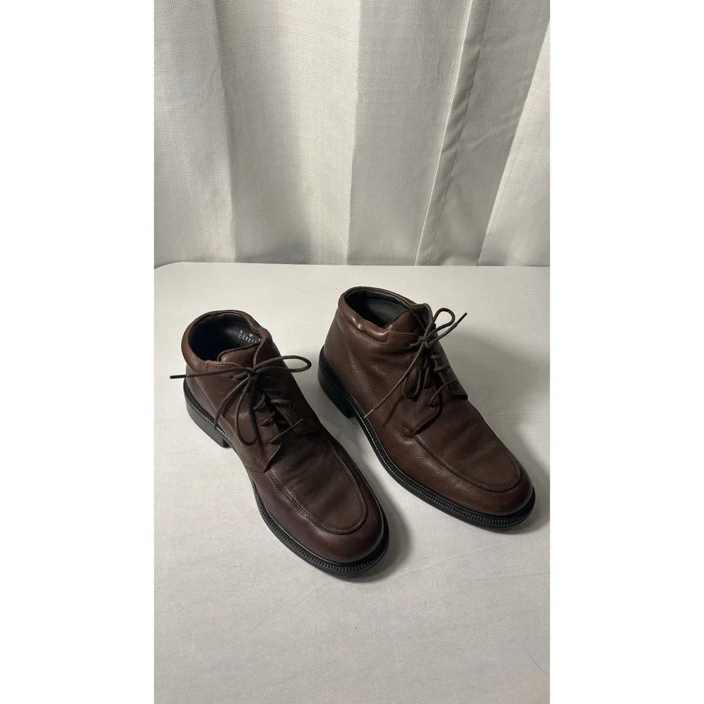 Cole Haan City Brown Leather Chukka Boots Men's Size 9M Lace Up Ankle Casual‎